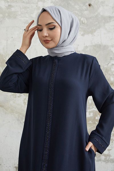 InStyle Ferace with Stone Detail - Navy Blue