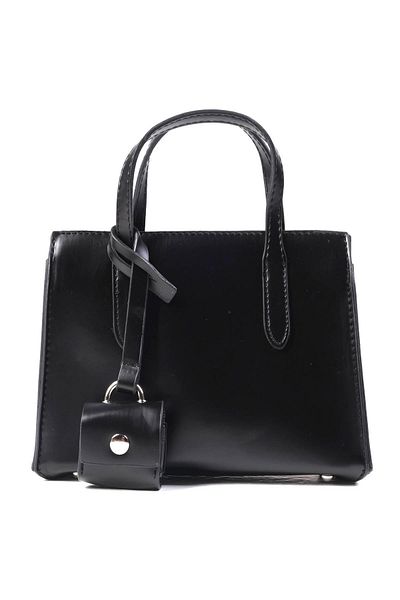 Mio Gusto Black Color Mini Wallet Small Size Women's Hand and Shoulder Bag with Accessories