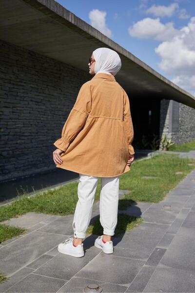 ENZİM JEANS Oversize Γυναικείο Τζιν Μπουφάν