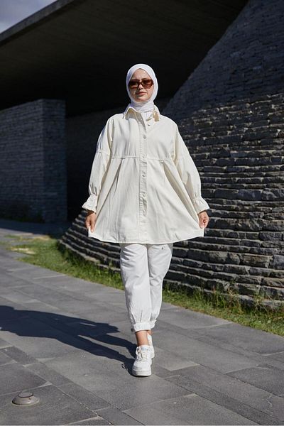 ENZİM JEANS Jachetă de damă oversize din denim