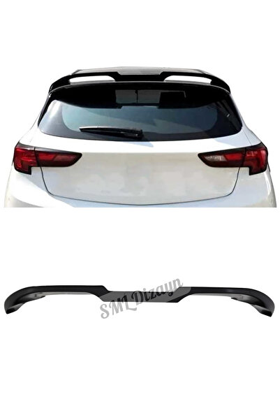 SML Dizayn Opel Astra K 2016-2021 Tavan-Bagaj Spoiler-Spoyler Plastik Parlak ...