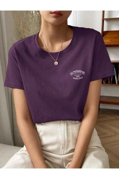 FAVORİST Tricou oversize imprimat SUNSHINE