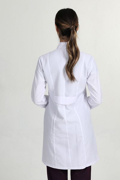 BAŞAK Γυναικεία ποδιά Judge Collar Doctor Nurse Teacher Pharmacist Apron (ayş-1402)