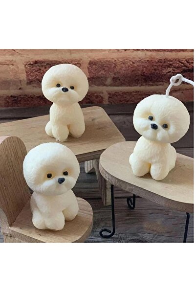 HogART Design Tekli Silikon Köpek Mum Kalıbı