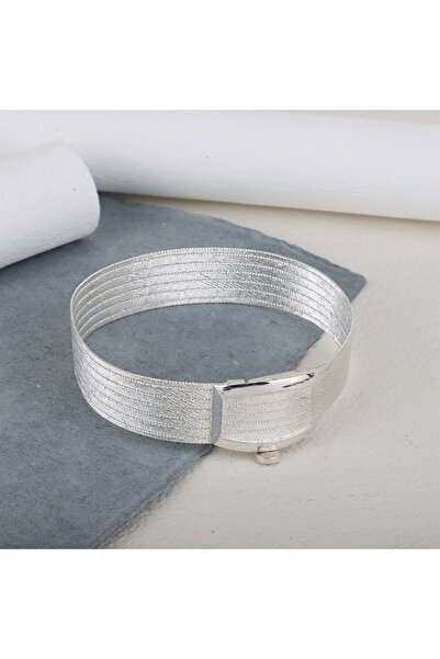 bestmysilver Kadın Gümüş Trabzon Hasır 7 Sıra Bileklik 0823
