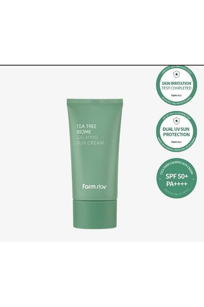 Farmstay FARM STAY - Tea Tree Biome Calming Sun Cream SPF50 for Daily Use