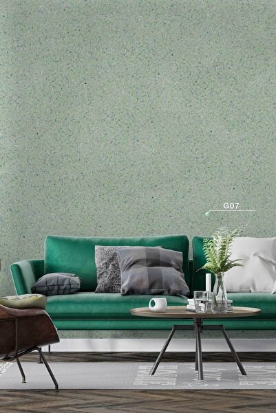 Ventrawall Isı Ve Ses Yalıtımlı Sürülen Duvar Kağıdı |%100 Pamuk | Yeşil | G0...