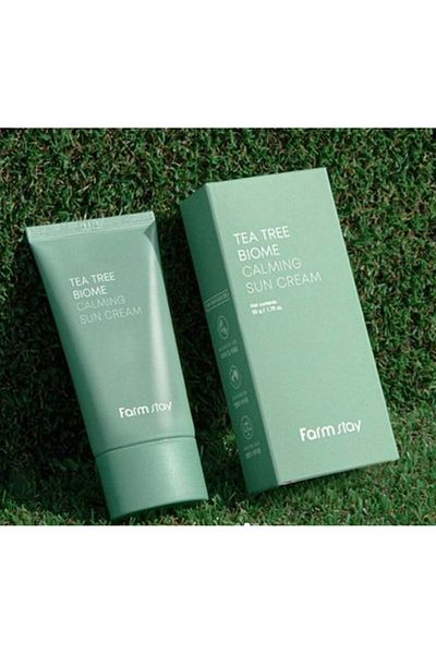 Farmstay FARM STAY - Tea Tree Biome Calming Sun Cream SPF50 for Daily Use