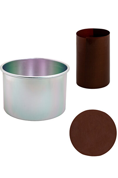 YYK YIKANABİLİR YAĞLI KAĞIT HEP PİŞİR 3 Lü 10 Cm Yüksekliğine Kek Kalıbı 24 Cm