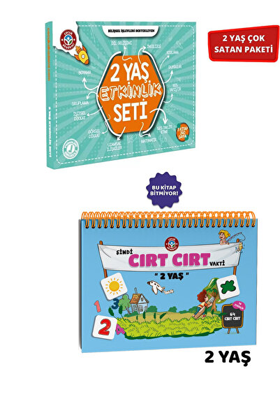 Çocuk Akademi 2 Yaş Etkinlik Seti Ve 2 Yaş Cırt Cırtlı Vakti Ikili Paket