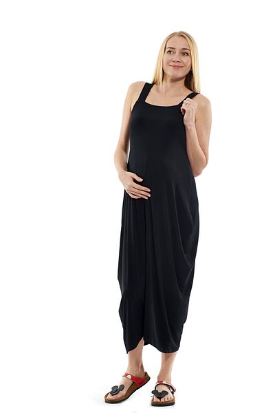 Motherway Rochie Salwar neagra de maternitate