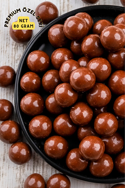KAJUNUTS Premium Gurme Serisi 1.Kalite Sütlü Çikolatalı Fındık %100 Taze Kahve Yanı Atıştırmalık (Net 80gr)
