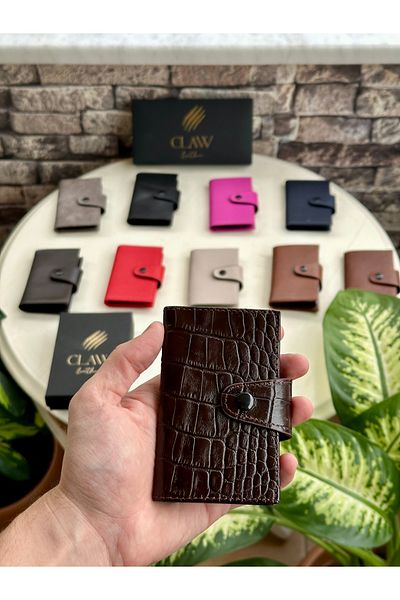 Claw LEATHER WALLET WITH CARD HOLDER