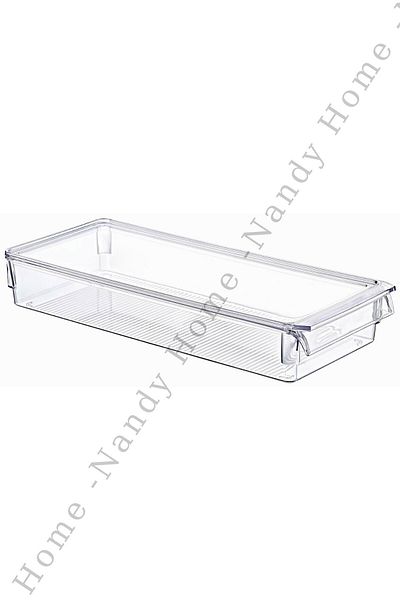 Nandy Home Καλυμμένο Midi New Clear Organizer Ψυγείου & Ντουλάπας 3 Τεμάχια