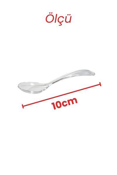 Nandy Home Set of 24 Clear Spice Bowl, Honey and Serving Spoons