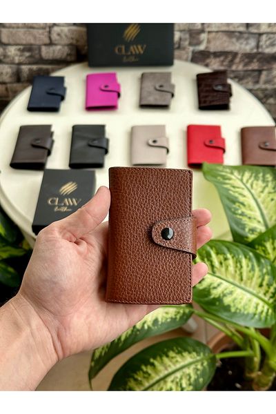 Claw LEATHER WALLET WITH CARD HOLDER