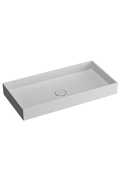 VitrA Memoria M58000001000 Dikdörtgen Çanak Lavabo - 80cm - Beyaz