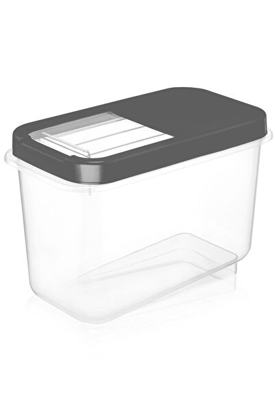 Nandy Home 3 Pieces 10 Lt Multibox with Easy Sliding Lid Food Pulses Vs. Storage Container Anthracite