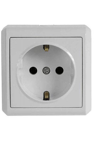 VİKO Viko Vera Surface Mounted Grounded Socket White (Framed)90681008 (8 Pieces)