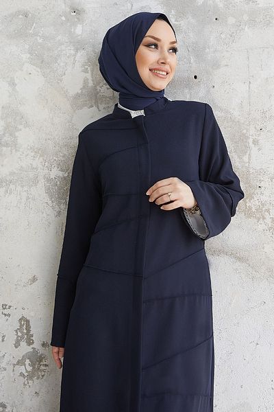 InStyle Slonovinový vzor potrubí Ferace - námořnická modř