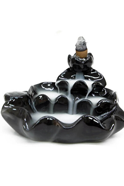 Uğur Böceği Ticaret Geri Akışlı Üç Kat Şelale Seramik Tütsülük (Video Mevcut)