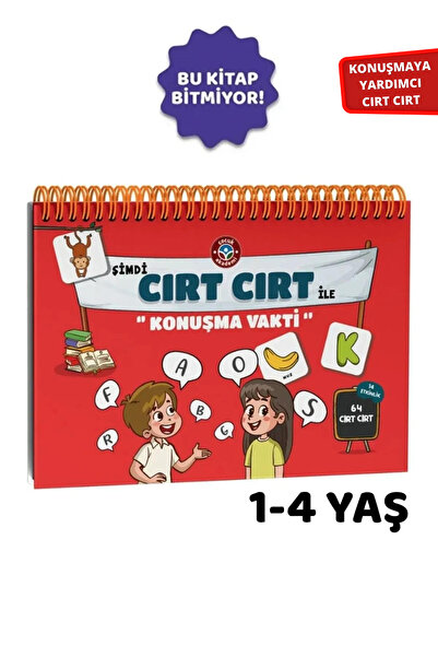 Çocuk Akademi Şimdi Cırt Cırt ile Konuşma Vakti Kitabı