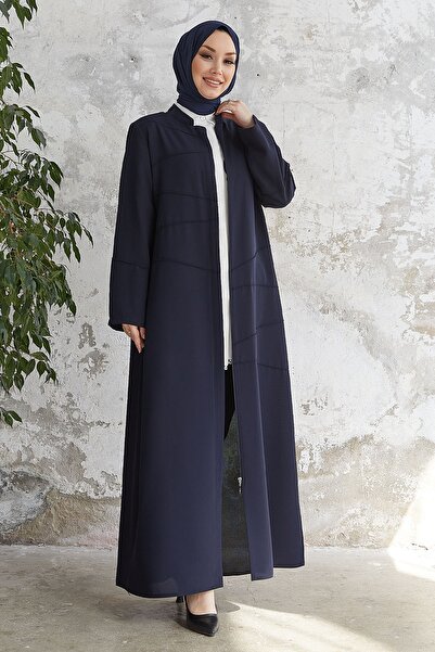 InStyle I?vory Biye Desen Ferace - Lacivert