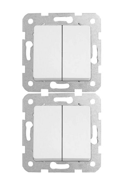VİKO Viko Linnera Commutator White90440002 (Frame Included) (2 Pieces)