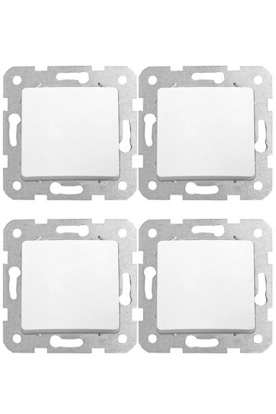 VİKO Viko Linnera Switch White (Frame Included)9044001 (4 Pieces)