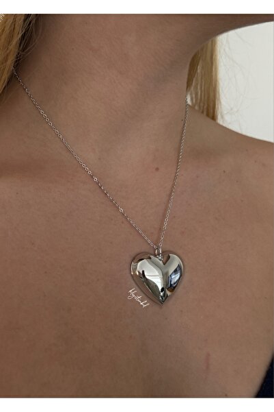 KİLİGİSTANBUL HEART PENDANT 40 CM (HEART 3,50 CM)