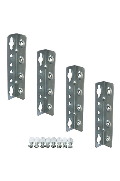 ALETÇANTAM Karyola Yatak Baza Köşe Bağlantı Sacı Demiri Takımı