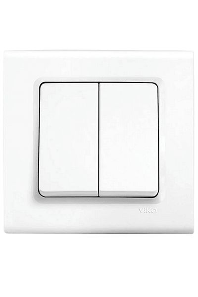 VİKO Viko Linnera Commutator White90440002 (Frame Included)