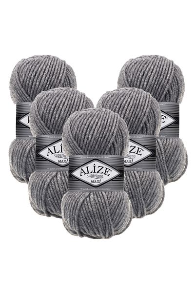 Alize Superlana Maxi 5-Piece 21 Hand Knitting Yarn