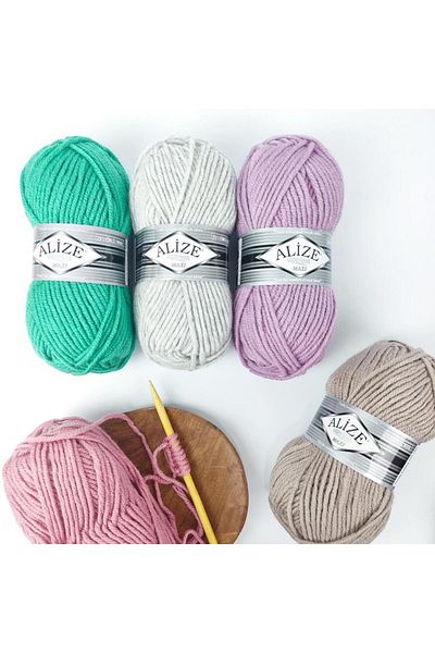 Alize Superlana Maxi 5-Piece 178 Hand Knitting Yarn