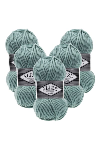 Alize Superlana Maxi 5-Piece 463 Hand Knitting Yarn