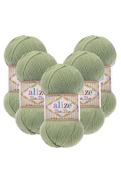 Alize Baby Best 5 τεμαχίων 138 Ελιές Πλεκτό Νήμα