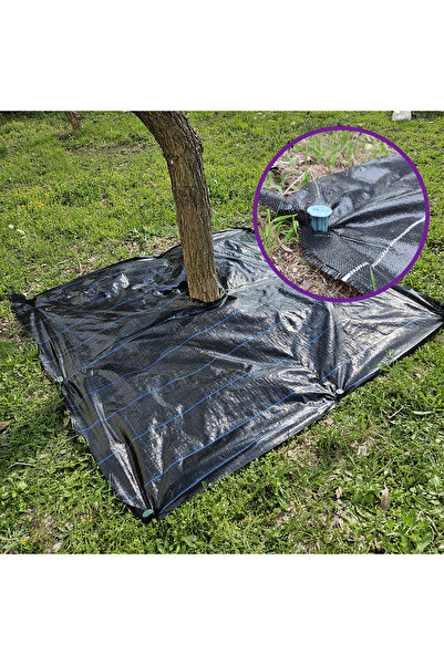 SeraTrend 1,5x1,5 METRE AĞAÇ KORUMA ÖRTÜSÜ VE SABİTLEME ÇİVİSİ YER ÖRTÜSÜ YAB...