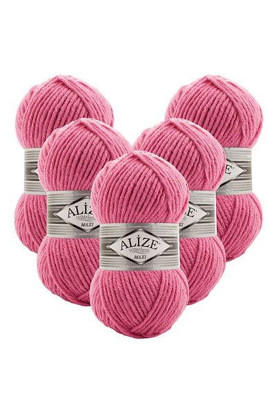 Alize Superlana Maxi 5-Piece 178 Hand Knitting Yarn
