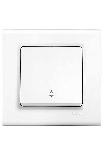 VİKO Viko Linnera Light Mechanism Switch White (Frame Included)90440003