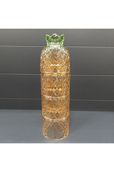 oğuz toptan Set of 4 Pineapple Soft Drink Cups