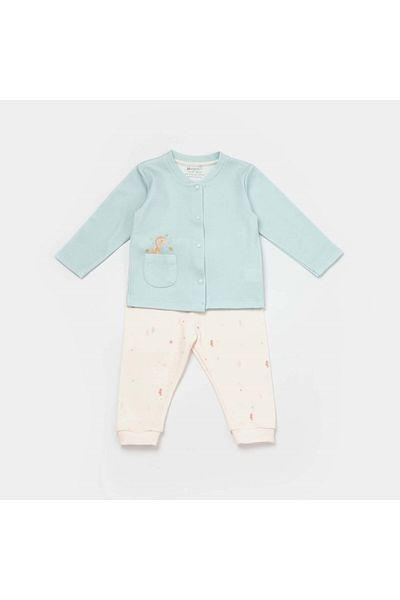 Biorganic Save The Seahorse Pajama Set 59796