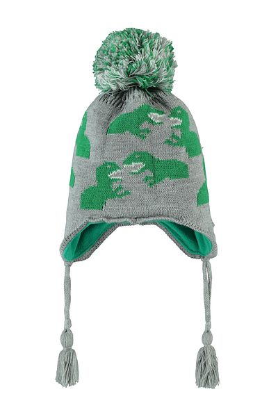 Kitti Boy's Eared Beret 1-4 Years Gray