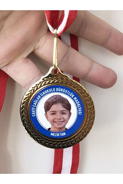 imzatasarım Fotoğraflı Dürüstlük Madalyası Ben Okuyorum, Spor Ödül Başarı Mad...