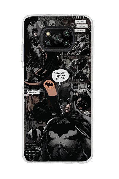 Magic Ring Poco X3 Pro / X3 NFC Uyumlu Batman Aesthetic Tasarımlı Şeffaf Tele...