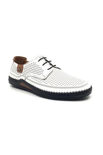 CATELLİ Catelli 100% Leather Orthopedic Men's Summer Comfortable Daily Sandal Shoes 40-45