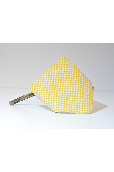 minart design Gingham Patterned Elastic Four Colors Bandana for Cats or Dogs