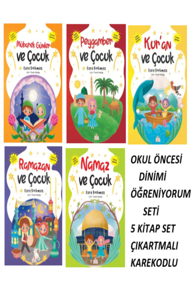 Nesil Yayınları MERAKLI ÇOCUK İLE DİNİMİ ÖĞRENİYORUM-ÇOCUKLAR İÇİN DİNİMİ ÖĞRENİYORUM SETİ 5 KİTAP ÇIKARTMALI