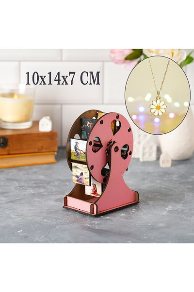 farklı bir hediye Ferris Wheel Picture Frame And Daisy Pendant