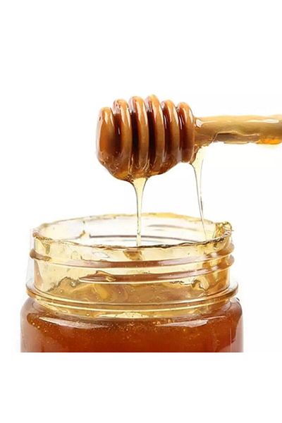 LOVYCO طقم ملاعق عسل مكون من قطعتين مصنوع يدويًا من خشب البقس الخشبي غير المطلي