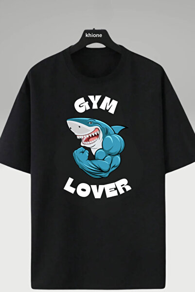 Khione Μπλουζάκι Unisex Design Gym Lover 100% βαμβάκι